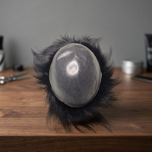 Toupet en soie Taz Hair BD Skin Base avec cheveux Remy, densité 130%, cheveux humains indiens, fabriqué au Bangladesh - Product Image 2
