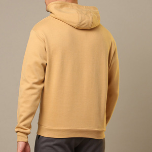 Sudadera con Capucha Personalizada para Hombre, Color Marrón Camel, con Bolsillo Tipo Canguro, para Impresión, Bordado y Marca Privada - Product Image 3