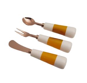 Wholesale Exporter of Highest Quality <b>Knife</b> <b>Fork</b> <b>and</b> Spoon Set Resin Handle Flatware Cutlery Set at Convenient Price - Product Image 4