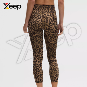 กางเกงเลกกิ้งสำหรับผู้หญิงแบบเต็มตัว ทนทาน เอวยางยืดเรียบง่าย เอวสูง รุ่น XC-WL-10 ซับเหงื่อ แห้งเร็ว - Product Image 2