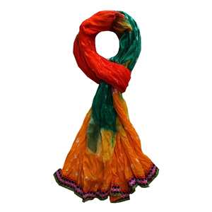 Bufanda Tie Dye de Alta Calidad con Chal Transpirable y Cómodo para Oficina, Viajes, Atuendos Casuales y Vestimenta de Noche para Exportación - Product Image 4
