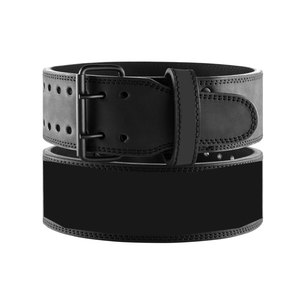 Wholesale Waist Support Custom Weightlifting Training Belt Gym Fitness Belt 2026 <b>Leather</b> Weightlifting Belt - Product Image 1