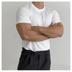 AULTRA ONE ENTERPRISES T-shirt décontracté à manches courtes pour homme, col rond, imprimé par transfert thermique, noir, tricoté, 100 % coton, respirant et léger - Product Image 2