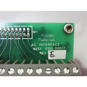 AMAT 0100-00017 อินเทอร์เฟซ AC FAB 0100-00017, 401652 - อุปกรณ์และชิ้นส่วนเซมิคอนดักเตอร์มือสองระดับโลกที่เชื่อถือได้ที่ - Product Image 3
