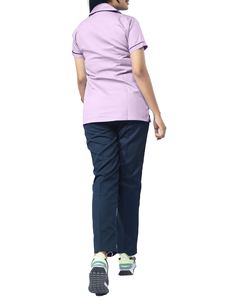 2026 OEM Wholesale Custom Top-Grade Spandex Scrubs Uniforms Eggplant Purple Unisex Summer Cheap <b>Nursing</b> Scrub Sets Supplier - Product Image 4