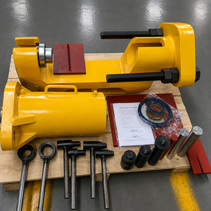 Outil de démontage et d'installation de goupilles de chenilles hydrauliques pour excavatrices et engins de construction - Product Image 2