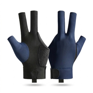 Guantes de Billar al por Mayor para Mano Izquierda y Derecha, Transpirables, de Alta Calidad, Personalizados, de Tres Dedos, para Snooker - Product Image 1