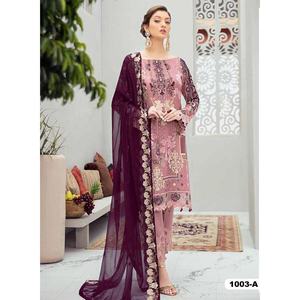 Vestido de fiesta de diseñador Salwar Kameez Dupatta, bordado, paquistaní, oferta especial, 2021 - Product Image 4