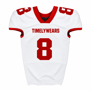 Camiseta de Fútbol Americano Isiah Pacheco 10 Mahomes para Hombre, Réplica 1:1 de Alta Calidad, Roja, Negra y Blanca, Cosida, Edición Limitada Original - Product Image 1