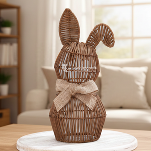 Conejito de Mimbre Hecho a Mano, Decoración de Pascua, Fabricante y Mayorista de Vietnam - Product Image 3