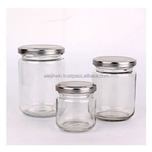 Airtight Big <b>Glass</b> <b>Container</b> for Honey Juice Tea <b>Food</b> Storage Square Round Jar with Lid Carton Packed-High Quality - Product Image 2