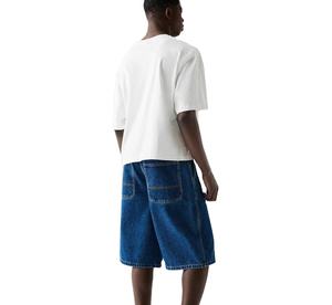 Camiseta Corta de Secado Rápido para Hombre, 100% Algodón de Alto Gramaje, con Logo Personalizado, Cuello Redondo, Corte Holgado, Estampado Liso, 240 Gramos, Tipo Lona - Product Image 5