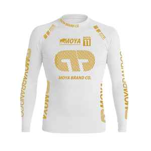 Custom UPF50 + manga corta Jiu Jitsu Rashguard BJJ camisa de compresión No-Gi MMA ropa de entrenamiento de secado rápido ropa deportiva suministro de fábrica - Product Image 6