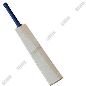 Batte de cricket SIBRIN Premium haut de gamme en saule du Cachemire, pour matchs professionnels, balle dure, manche long, légère, puissante et équilibrée - Product Image 3