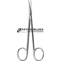 Ciseaux de dissection JAMESON-WERBER BSC1175 en acier inoxydable, instrument chirurgical pour usage ORL et USI