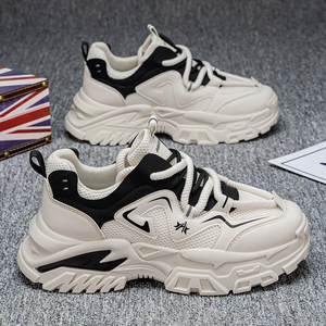 Zapatillas deportivas de suela gruesa con plataforma, estilo nuevo primavera 2026, versátiles para hombre, ideales para correr. - Product Image 2