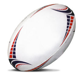Pelota de rugby de tamaño oficial, logotipo impreso personalizado, cuero PU de PVC cosido a máquina barato gratis para entrenamiento al aire libre - Product Image 6