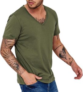 Material de jersey personalizado con cuello en V, superficie lisa, diseñado para entrenamientos en el gimnasio, actividades deportivas, sesiones de entrenamiento y uso casual. - Product Image 3