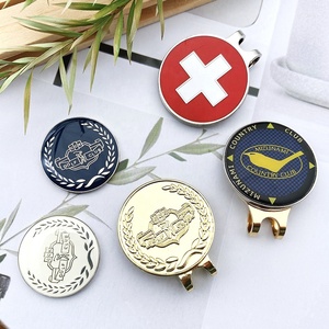 Marcador de Pelota de Golf Magnético de Metal Esmaltado, Resistente al Agua, Personalizado, de Tamaño Personalizado, con Clip para Gorra, Promocional Marktex - Product Image 1
