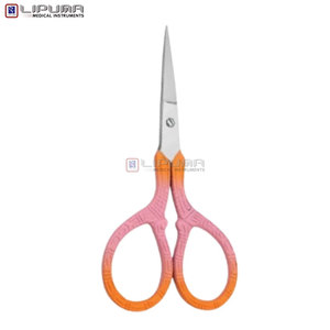Luxury Ergonomic Curved Beauty Sharp Stainless Steel Blades Rounded Tip <b>Nail</b> Fancy <b>Scissors</b> Gentle Trimming - Product Image 2