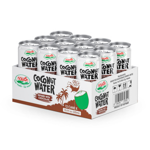 Deliciosa Bebida de Agua de Coco con Chocolate Negro, Agua de Coco Enlatada al por Mayor, 320 ml, Fabricante de Bebidas Nawon - Product Image 3