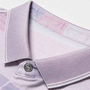 Polo à manches courtes personnalisé pour homme, coton, grande taille, confortable, respirant, tissu tricoté extensible, imprimé, service OEM - Product Image 1