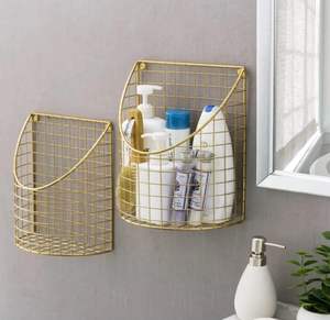 Cestas de hierro, cestas metálicas, cestas de almacenamiento de hierro, cestas de alambre de hierro, cestas de hierro para frutas, cestas de hierro para verduras, cestas de hierro para cocina - Product Image 2