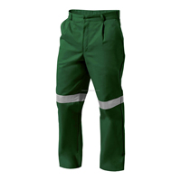 Pantalons de travail en coton respirant à haute visibilité pour hommes, bandes réfléchissantes personnalisées pour la sécurité routière, poches cargo, uniformes de travail