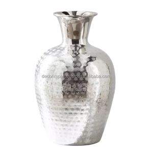 Florero de mesa moderno de aluminio sólido de gran venta con pulido de espejo disponible en acabado de alfombrilla decoración del hogar jarrón decoración de restaurante de Hotel - Product Image 3