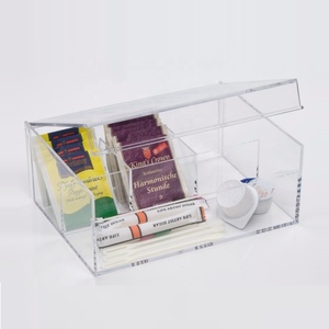Organisateur de sachets de thé en acrylique transparent à 6 compartiments - Product Image 3