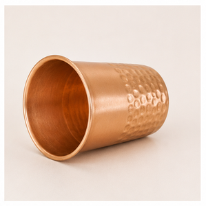 Vaso de Cobre Puro Martillado para Beneficios Ayurvédicos para la Salud, Taza Metálica Ecológica para Agua y Jugos - Product Image 2