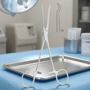 Forceps phalangeaux Locke en acier inoxydable, instrument chirurgical manuel certifié CE, pour utilisation en chirurgie générale - Product Image 2