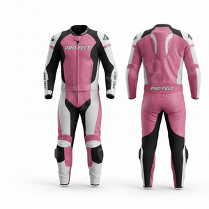 Nouvelle combinaison de course moto en cuir style 2026 – Équipement de protection respirant et coupe-vent pour la piste - Product Image 2