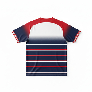Ensemble de maillots de football sublimés multicolores, toucher doux, personnalisable avec numéro, nom, logo d'équipe, équipement de match de football - Product Image 3