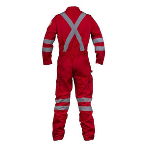 Overol de Trabajo Unisex Econex Deportivo, Negro, Poliéster, Certificado CE/EU, Personalizable, Resistente al Agua, Uniforme de Seguridad con Múltiples Bolsillos - Product Image 3
