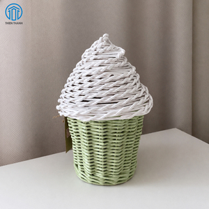 New Design Rattan Ice Cream Gergean <b>Box</b> <b>Ramadan</b> Giveaway <b>Gift</b> <b>Box</b> Best Selling Factory Manufacturer OEM ODM - Product Image 1
