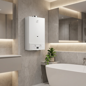 Calentador de Agua a Gas de 10L, Bajo en NOx, Tipo LPG/NG, Estilo Europeo, Calentador de Agua Instantáneo con Protección de Seguridad - Product Image 1