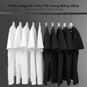 Camiseta de seda con serigrafía, cuello redondo, estilo casual/minimalista, corte regular, bajo con cuello redondo - Product Image 3