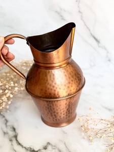 <b>Copper</b> <b>table</b> accessory <b>Copper</b> jug manufacturer <b>Copper</b> jug supplier <b>Copper</b> jug exporter <b>Copper</b> jug wholesaler <b>Copper</b> jug bulk - Product Image 1