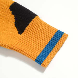 Cárdigan Gráfico Transpirable con Cuello en V para Hombre, Suéter de Punto Jacquard con Botones Delanteros, Prenda Exterior Moderna para Europa, Venta al Por Mayor - Product Image 6