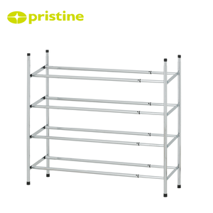 Modern Portable 4-Tier DIY Metal Shoe Rack Simple Home Furniture for Entry - Product Image 4