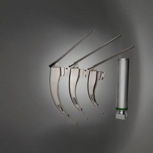 เครื่องมือส่องกล่องเสียงแบบ LED Miller Laryngoscope 5 ใบมีดตรง สแตนเลสสตีล พร้อมโลโก้สั่งทำพิเศษ ชุดใส่ท่อช่วยหายใจสำหรับ EMT ชุดอุปกรณ์วางท่อช่วยหายใจสำหรับการดมยาสลบ ระดับมืออาชีพ เกรดทางการแพทย์ - Product Image 5
