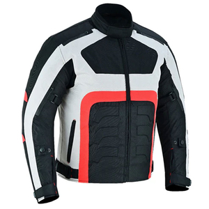 Chaqueta de Motocicleta para Hombre, Manga Larga, PU, Resistente al Viento, Bloques de Color, para Todas las Estaciones, Ropa de Carreras, Alta Calidad, OEM - Product Image 5