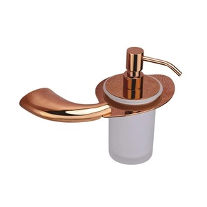 Distributeur de savon mural en acier inoxydable raffiné pour salle de bain, pompe à liquide - Product Image 2