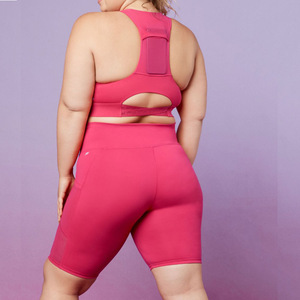 Shorts de Yoga de Tallas Grandes con Cintura Alta, Tela Elástica de Compresión, Ropa Deportiva de Soporte para Entrenamiento en el Gimnasio para Mujer - Product Image 2