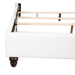 Letto Imbottito Glory Furniture Joy G1926 FB Completamente Bianco, Comodo ed Elegante - Product Image 3