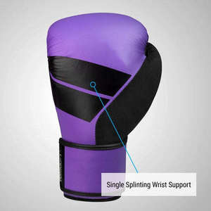 Gants de boxe de haute qualité en PU/cuir véritable, 14 oz, à lacets, personnalisables avec impression, confortables pour l'entraînement - Product Image 2