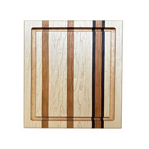Tabla de Cortar de Madera de Diseño Nuevo, Plato para Servir, Madera de Bambú y Mango, Rectangular, para Verduras y Frutas, Utensilios de Cocina - Product Image 1