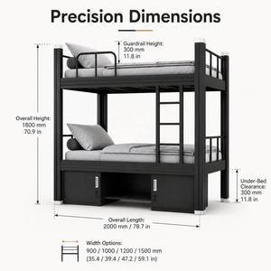 <span class=keywords><strong>Letto</strong></span> a Castello Moderno in Metallo Resistente con Scala Contenitore <span class=keywords><strong>Salvaspazio</strong></span> per Dormitorio Adulti - Product Image 2