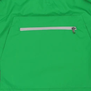 AKA Green Pullover Anorak Lightweight Quarter <b>Zip</b> Windbreaker Jacket with Embroidered Crest Women's Sorority Outerwear - Product Image 6